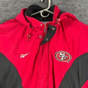 San Francisco 49ers Vintage Reebok Pro Line Coat Jacket 50th Anniversary 1996
